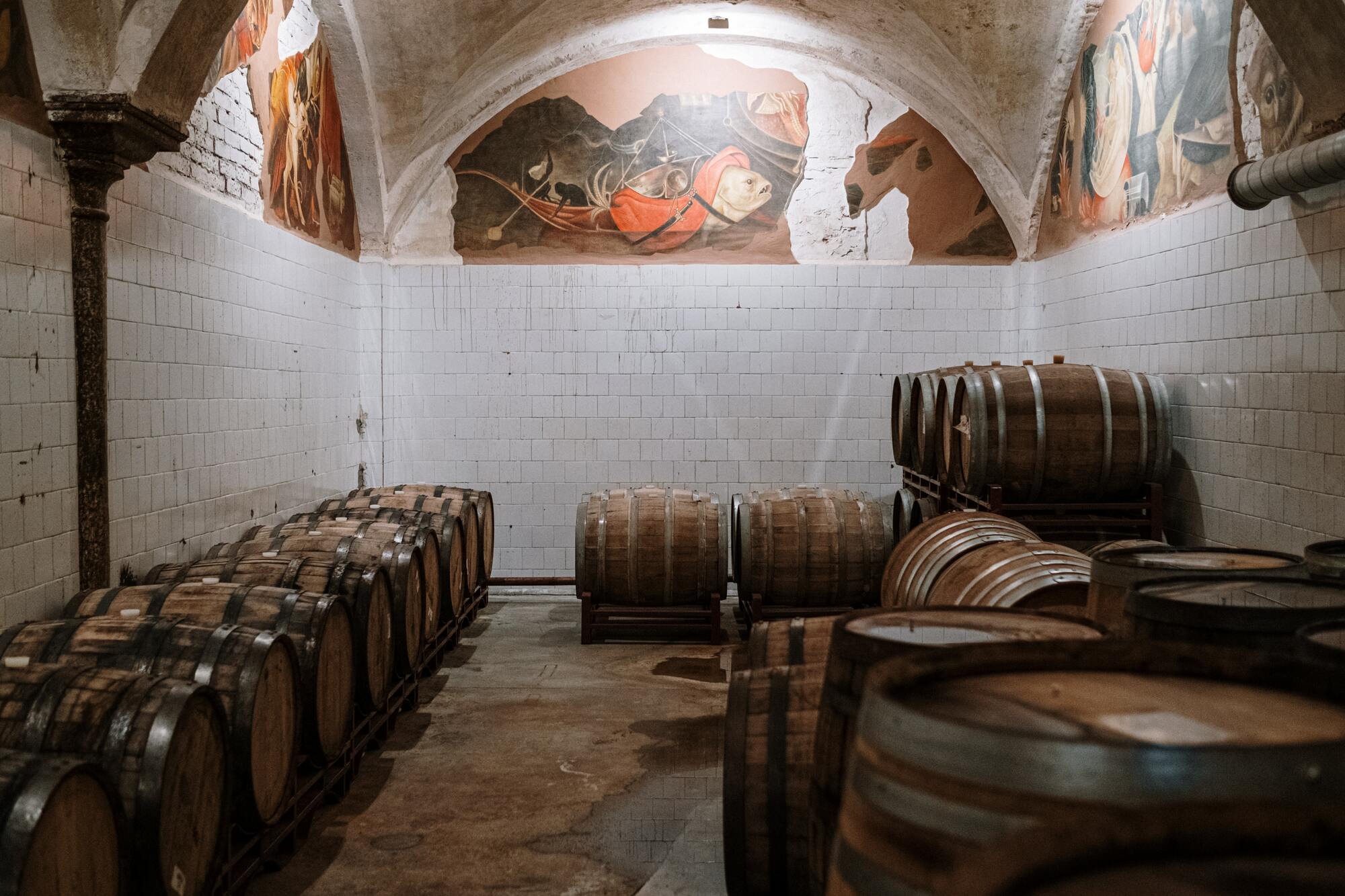 Barriles de vino